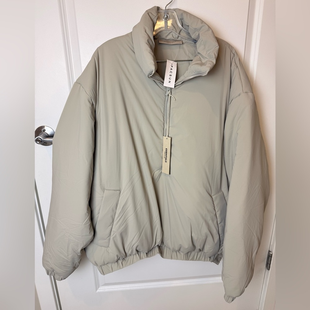 FEAR OF GOD ‎ High-Neck Puffer Jacket, Seal, Size L - Picture 5 of 9